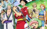 One Piece Arco Wano Poster Topo com o visual do anime
