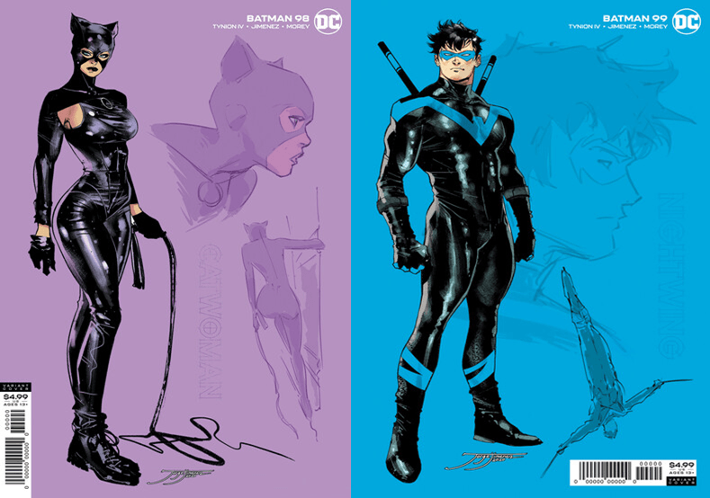 Divulgadas as capas de Jorge Jiménez do elenco de 'Batman' Divulgadas as capas de Jorge Jiménez do elenco de 'Batman'