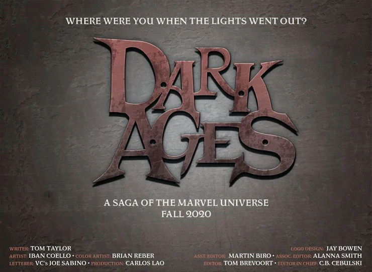 Dark Ages | Revelado novo evento da Marvel Comics