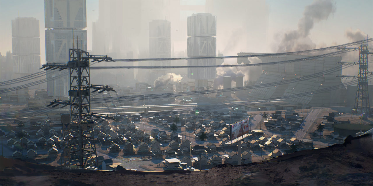 Artes conceituais de Cyberpunk 2077 mostram o visual das favelas
