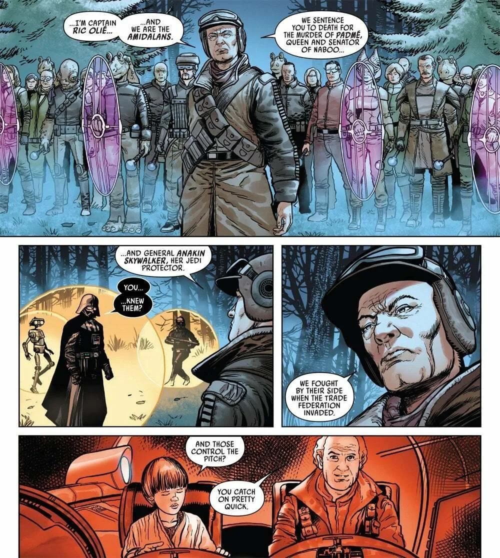 Novo quadrinho de Darth Vader apresenta personagens da Ameaça Fantasma 2 2