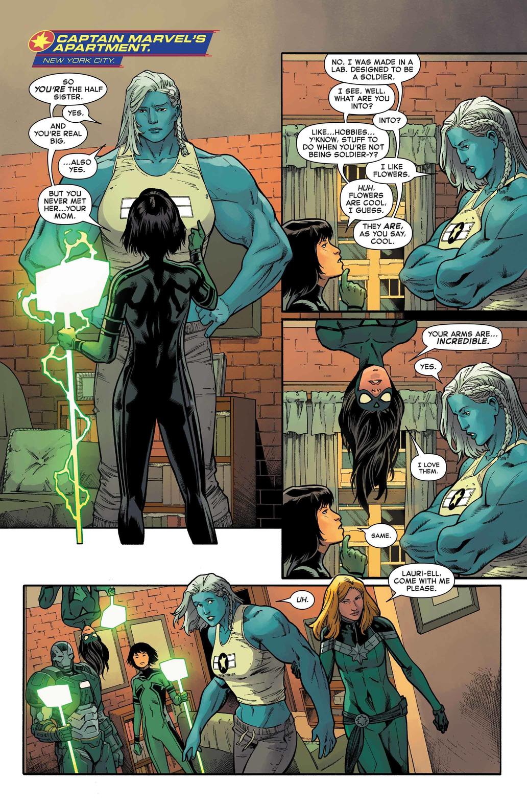 Conheça Lauri-ell, a recém-revelada meia-irmã da Capitã Marvel.