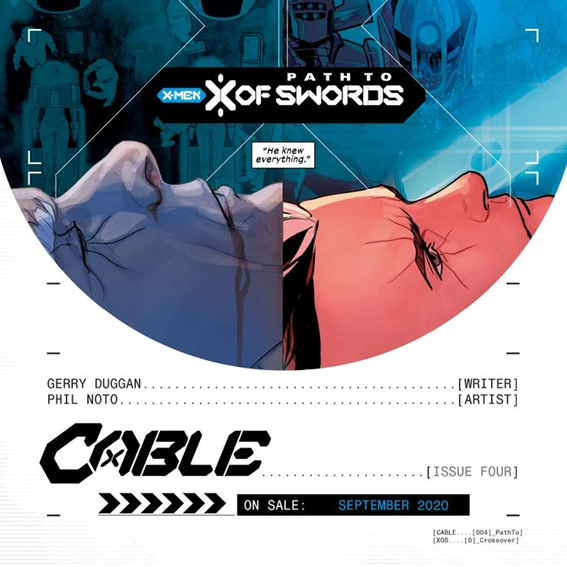 Imagem promocional de X of Swords mostra versões de Cable