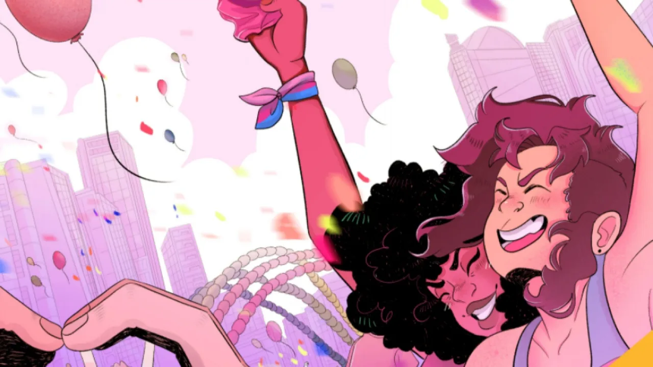 sob a luz do arco iris j