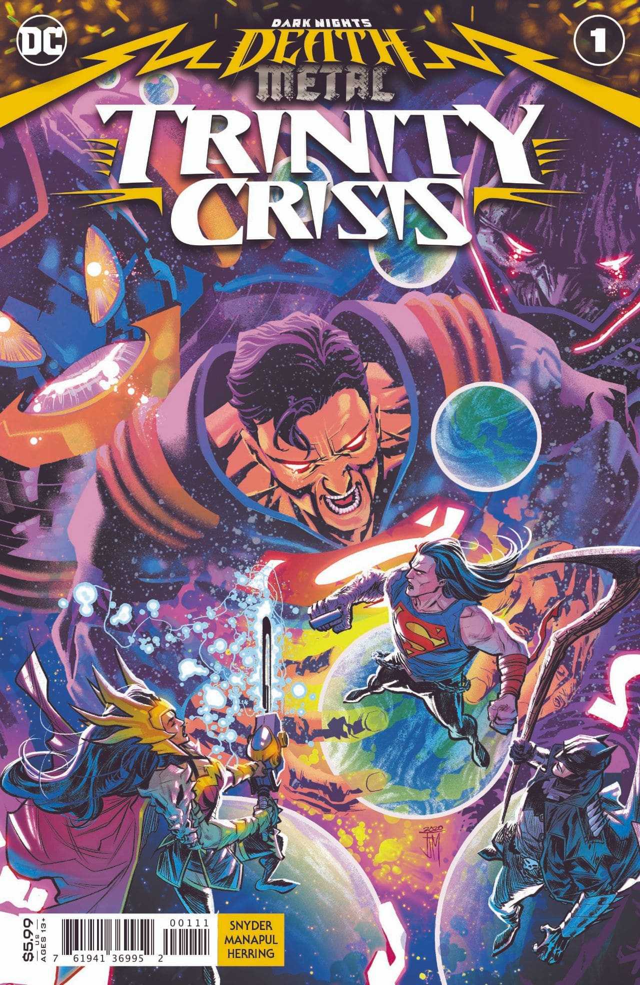 DC Comics | Revelada a prévia de Dark Nights: Death Metal Trinity Crisis #1