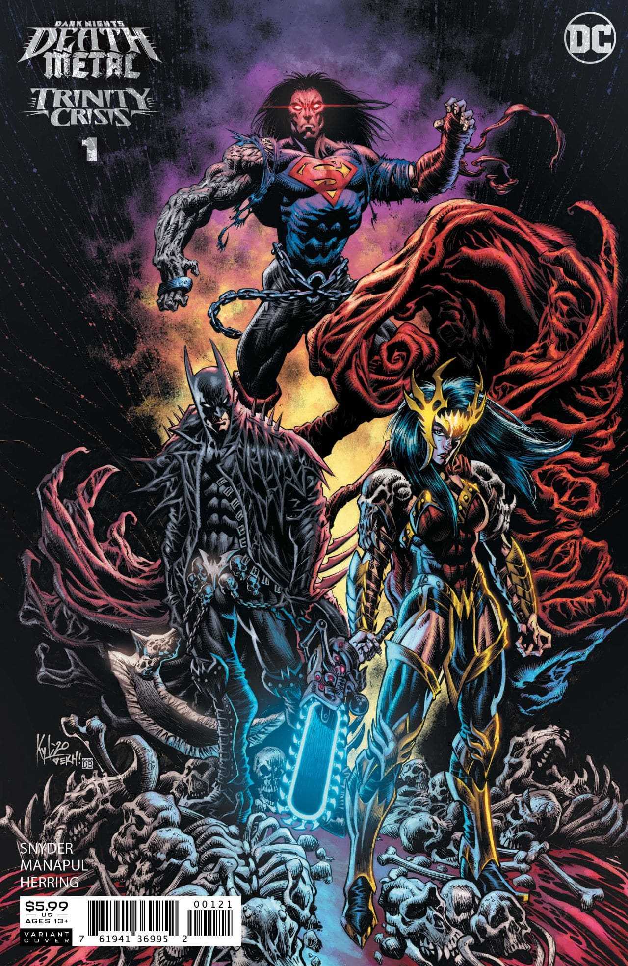 DC Comics | Revelada a prévia de Dark Nights: Death Metal Trinity Crisis #1