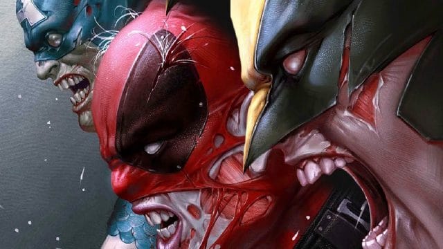 Marvel Zombies Comic Wolverine Deadpool