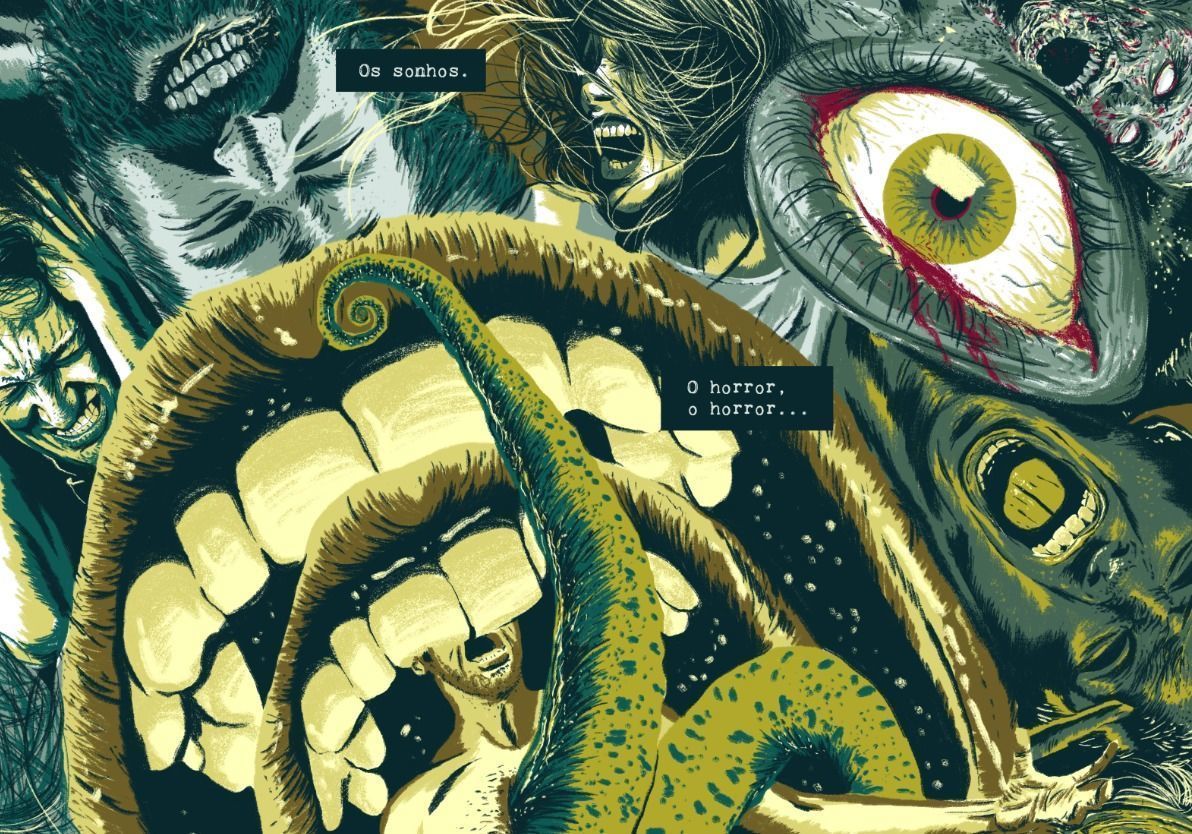 Nas Profundezas da Loucura | Graphic Novel se inspira em obras do Lovecraft