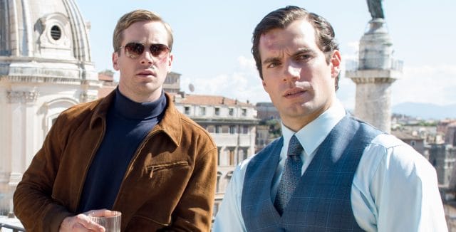manfromuncle armiehammer henrycavill rooftop
