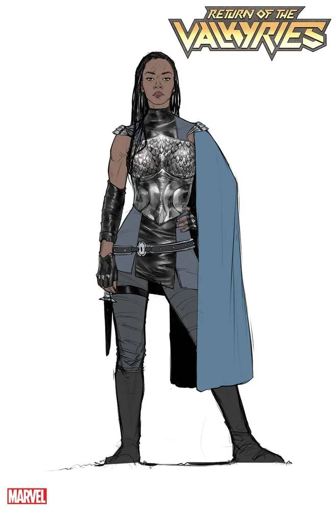 Capa de King in Black: Return of the Valkyries revela nova Valquíria new valkyrie def concept armor final
