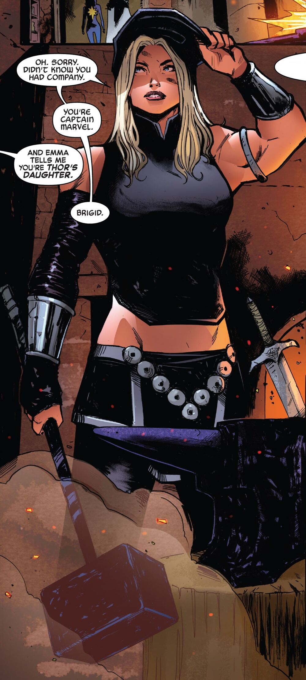 Filha do Thor aparece no quadrinho da Capitã Marvel