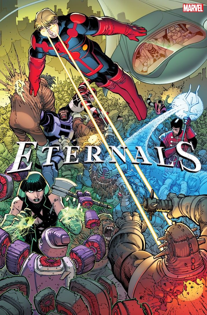 Os Eternos recrutam heróis da Marvel em ilustrações inéditas de seu novo título