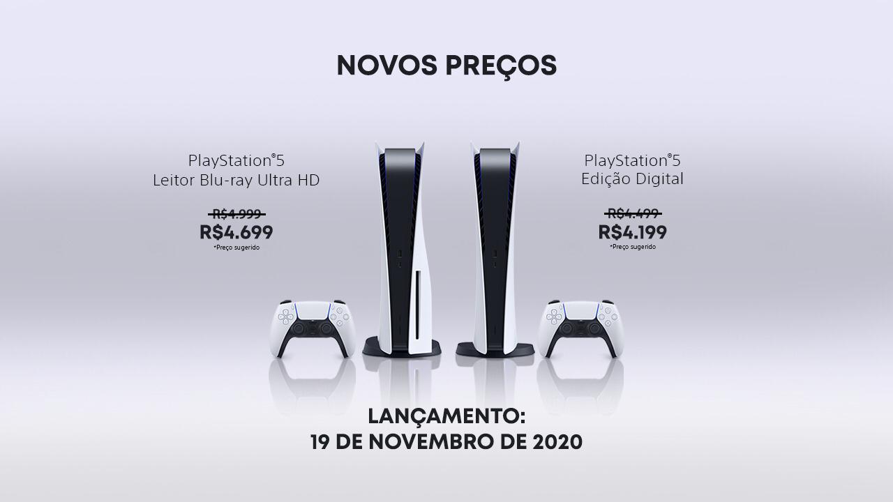 Sony reduz preço do PlayStation 5 no Brasil