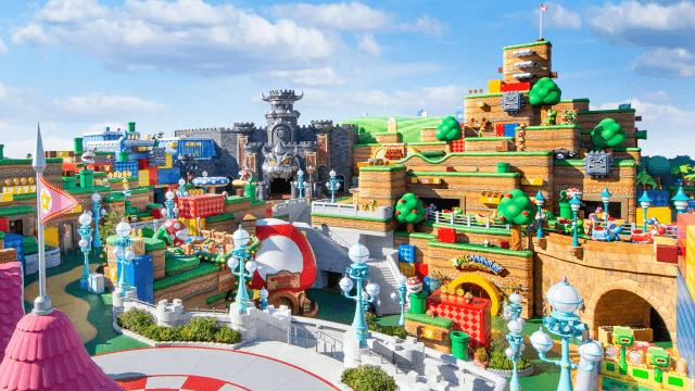 super nintendo world data de abertura