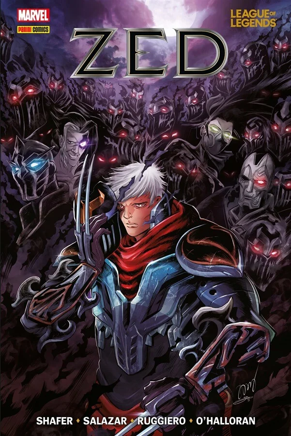 LoL | Riot e Panini lançam nova coleção de Graphic Novel do Zed Capa variante ZED