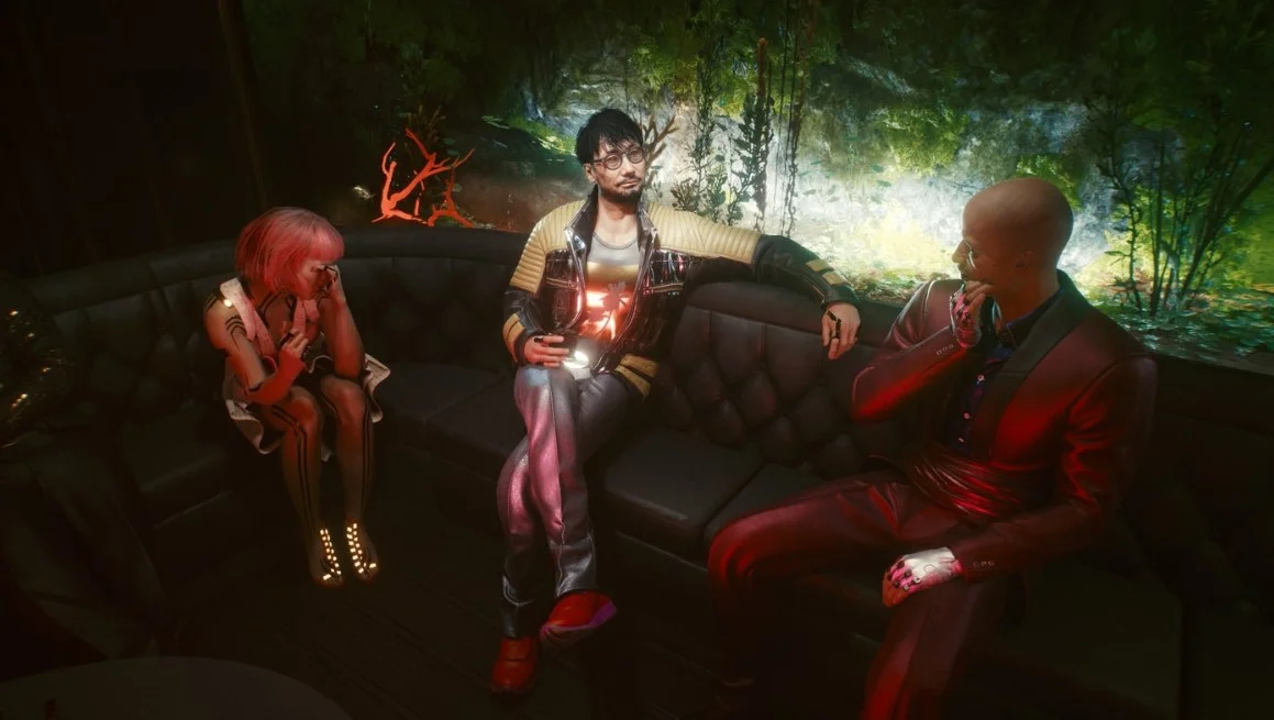Kojima está em Cyberpunk 2077 kojimaCP