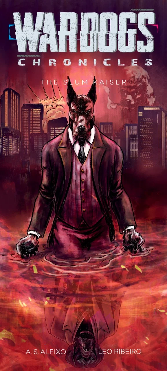 Segundo volume de Wardogs Chronicles lançará na Social Comics Capa Slum Kaiser