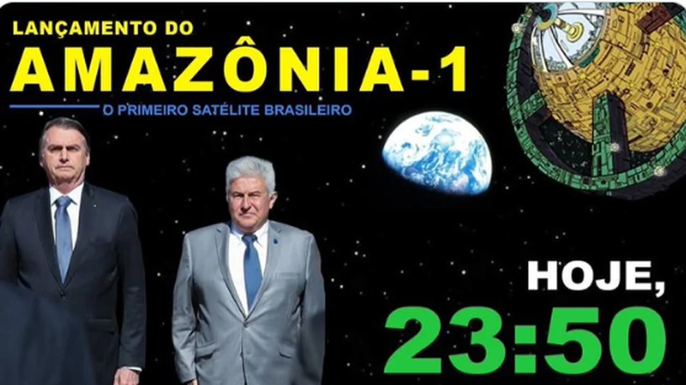 Governo divulga satélite da Liga da Justiça como sendo Brasileiro 2 twitter bolsonaro