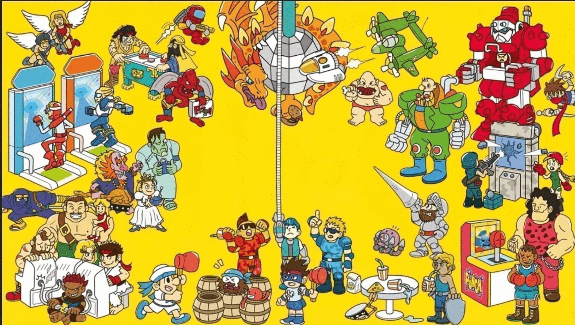 Capcom Arcade Stadium deixa de ser exclusivo do Switch 1 Vários personagens da desenvolvedora de jogos Capcom reunidos.