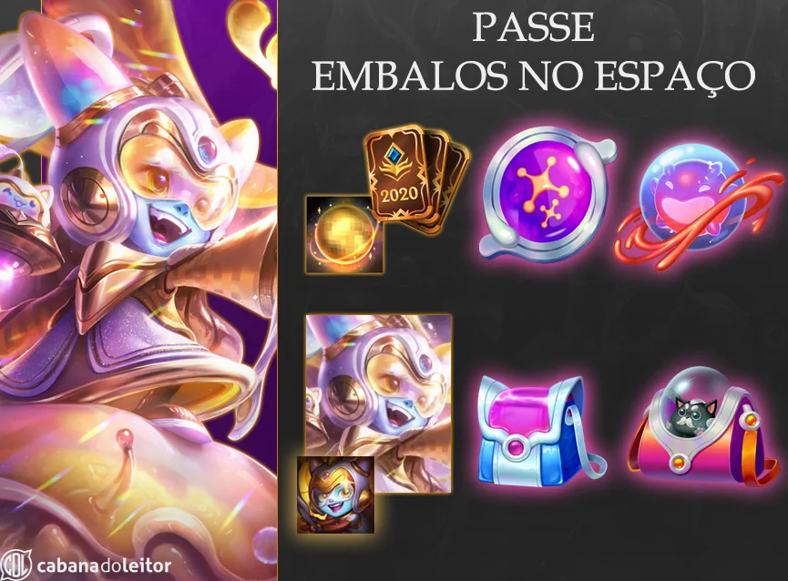 LoL | Embalos no Espaço já está no Rift nesse 1 de Abril passes embablos
