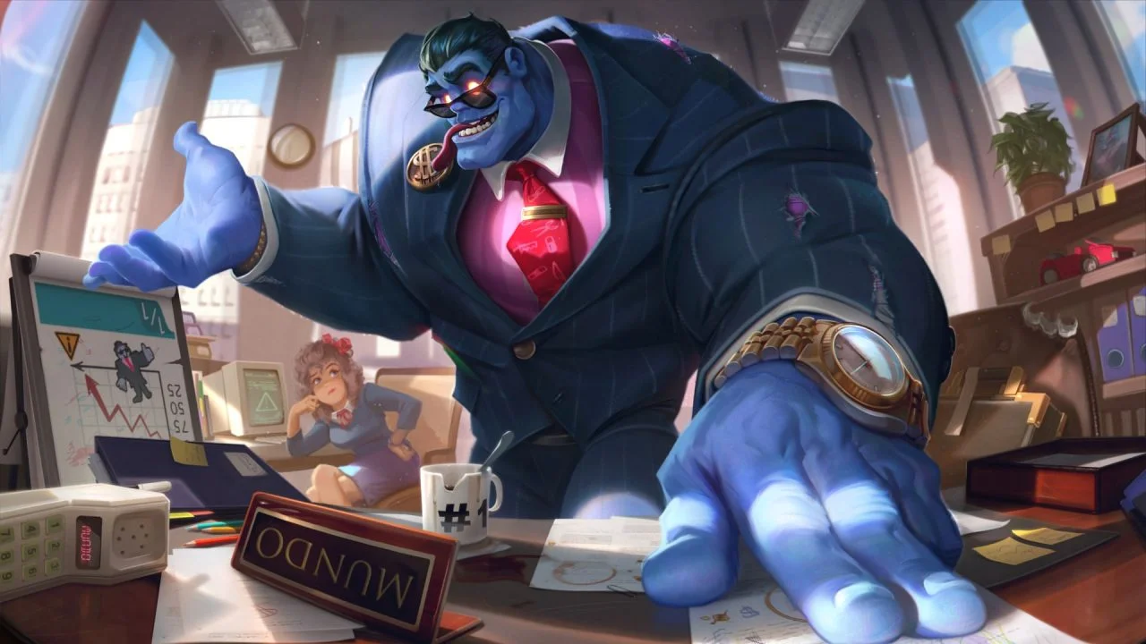 LoL | Rework de Dr. Mundo revelado, novas habilidades e novo visual Corporate Mundo min