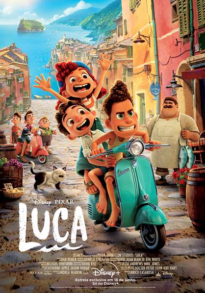 Luca | Disney libera novo pôster da animação