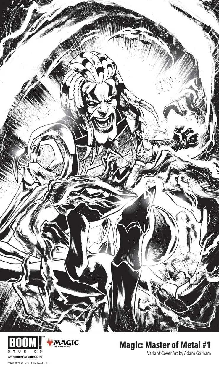 Anunciado pela BOOM! Studios uma HQ inédita de Magic: The Gathering magic master of metal variant