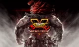 Logo Street Fighter V com Akuma