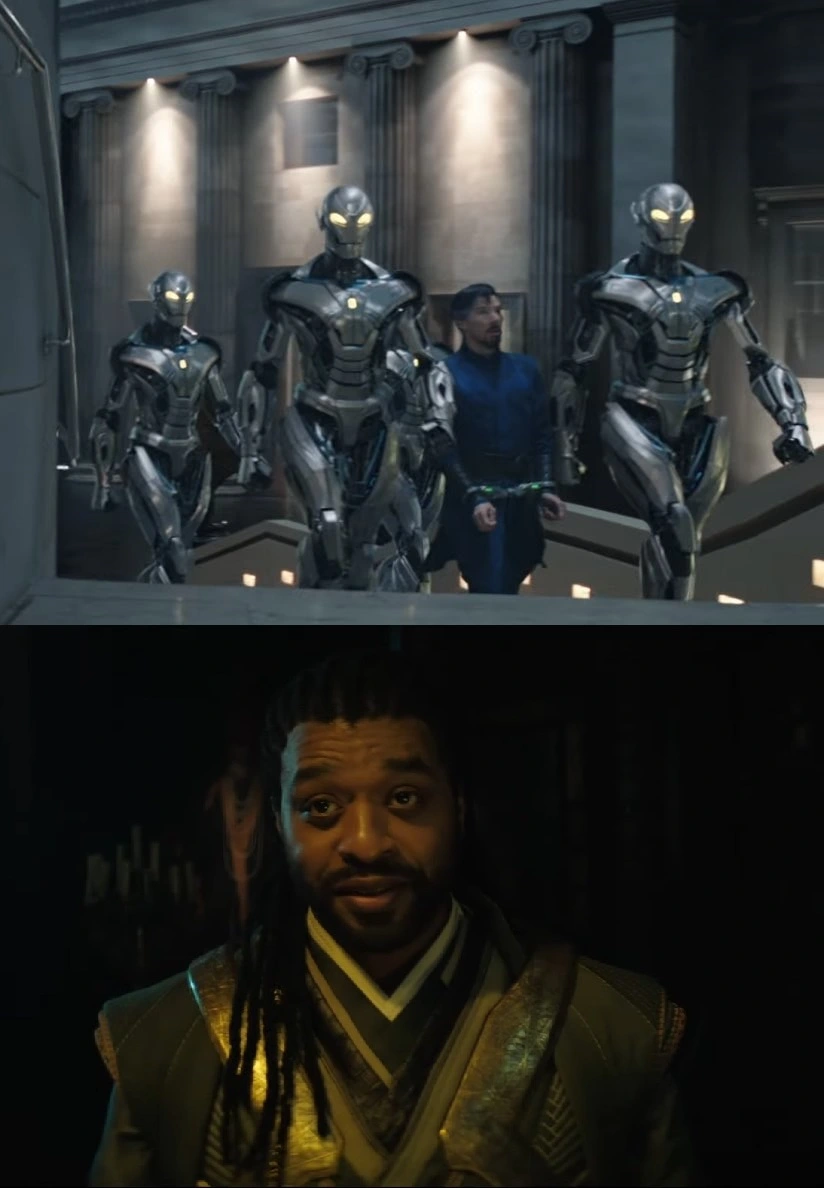 Doutor Estranho junto com o exército de Ultron e o Barão Mordo