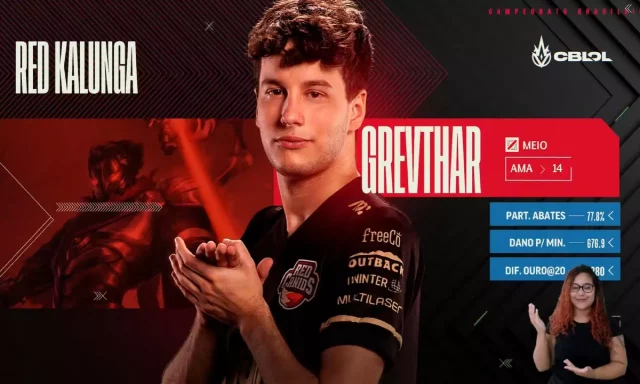 Tela mvp Grevthar 5ª rodada do CBLOL