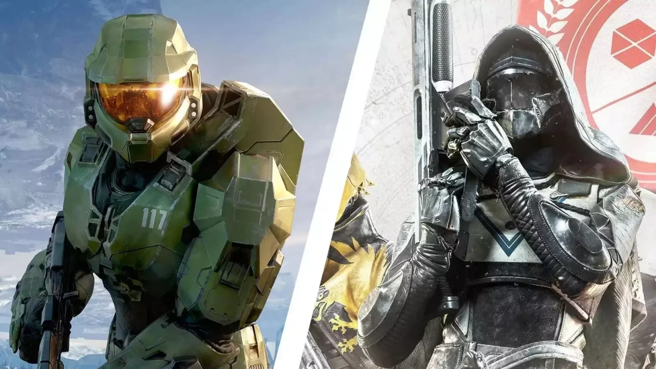 Imagem de personagens  da bungie dos jogos Halo e Destiny