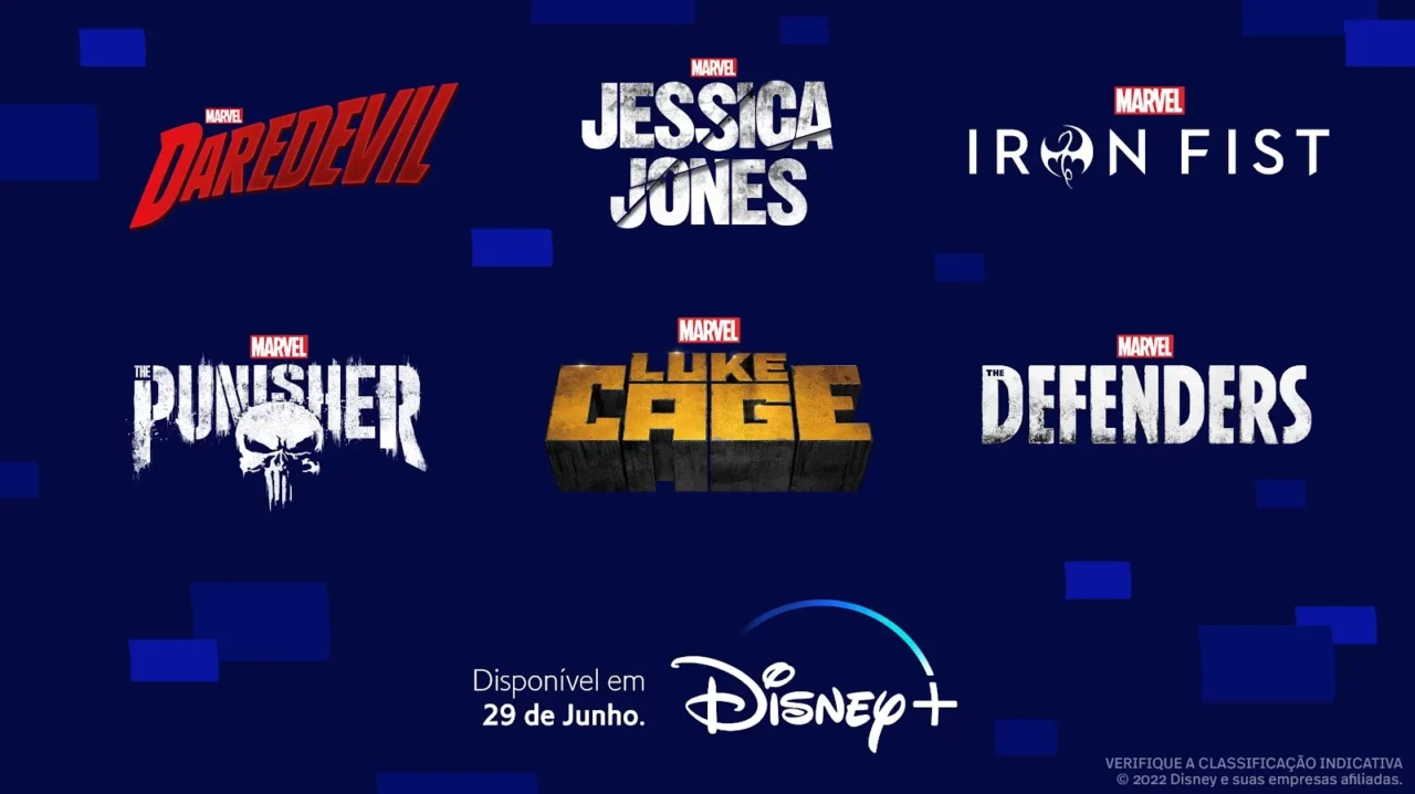 Séries da Marvel produzidas pela Netflix ganham data de estreia no Disney+