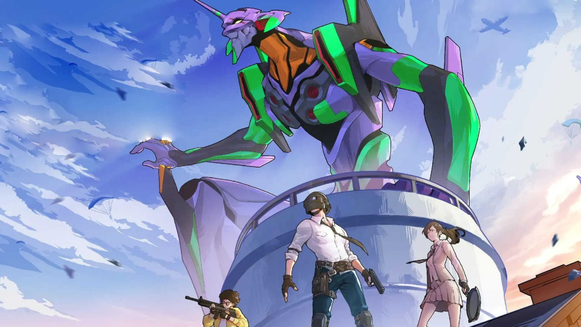 PUBG Mobile firma parceria com Evangelion 1 PUBG Mobile