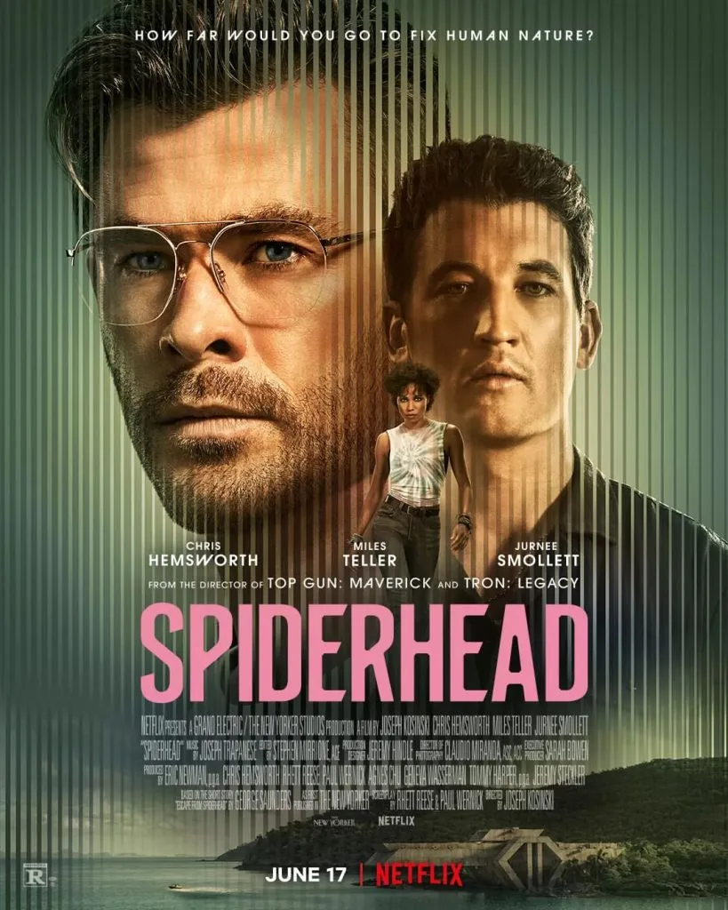 Spiderhead, novo filme com Chris Hemsworth, ganha trailer