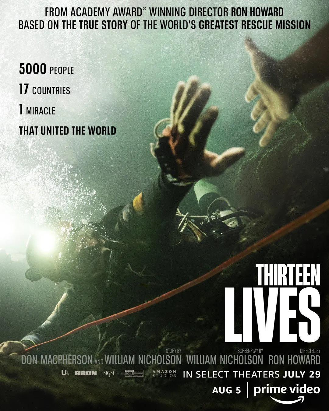 Esperança marca 1º trailer de Treze Vidas - O Resgate; veja