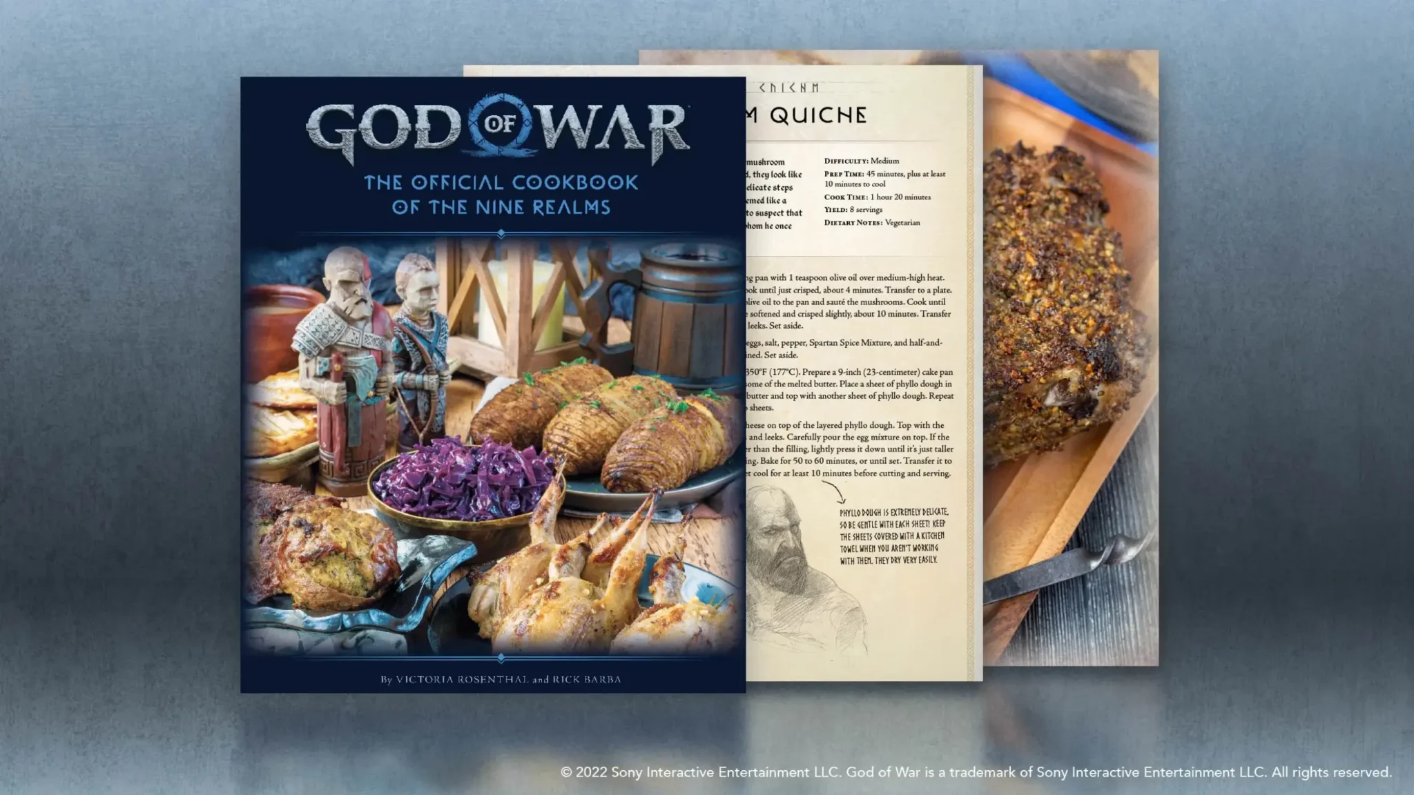 God of War Ragnarok livro de receitas