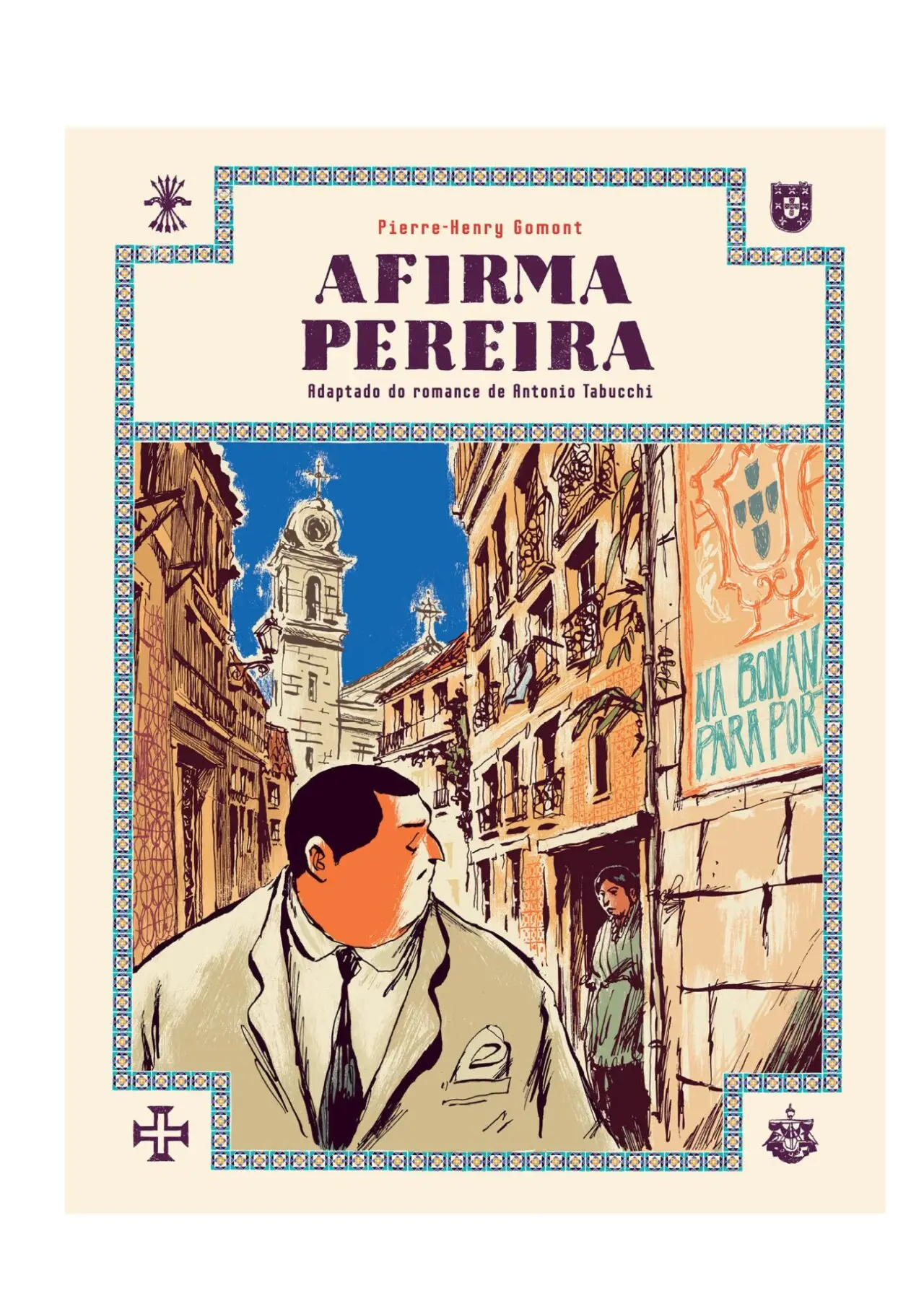 Afirma Pereira, "um romance ilustrado sobre posicionamento antifascista"