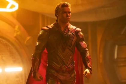 Adam Warlock de Will Poulter e capa HQ dos Guardioes