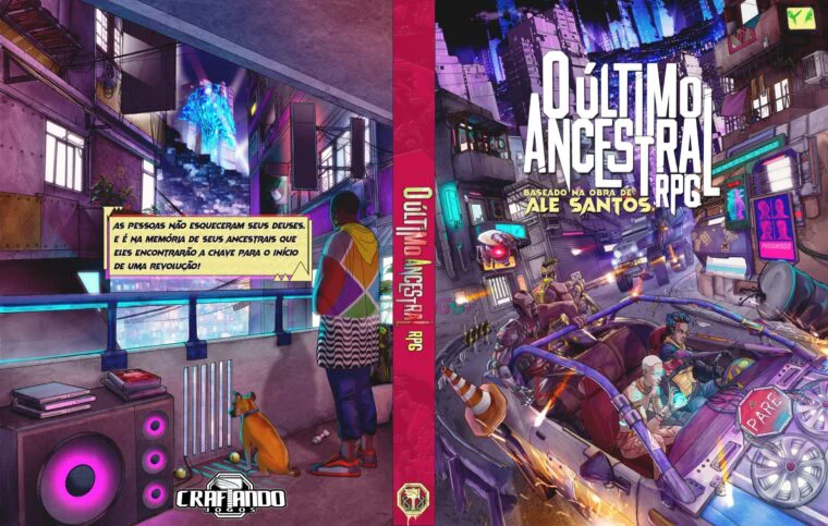 O Último Ancestral | Editora divulga capa de RPG baseado no livro