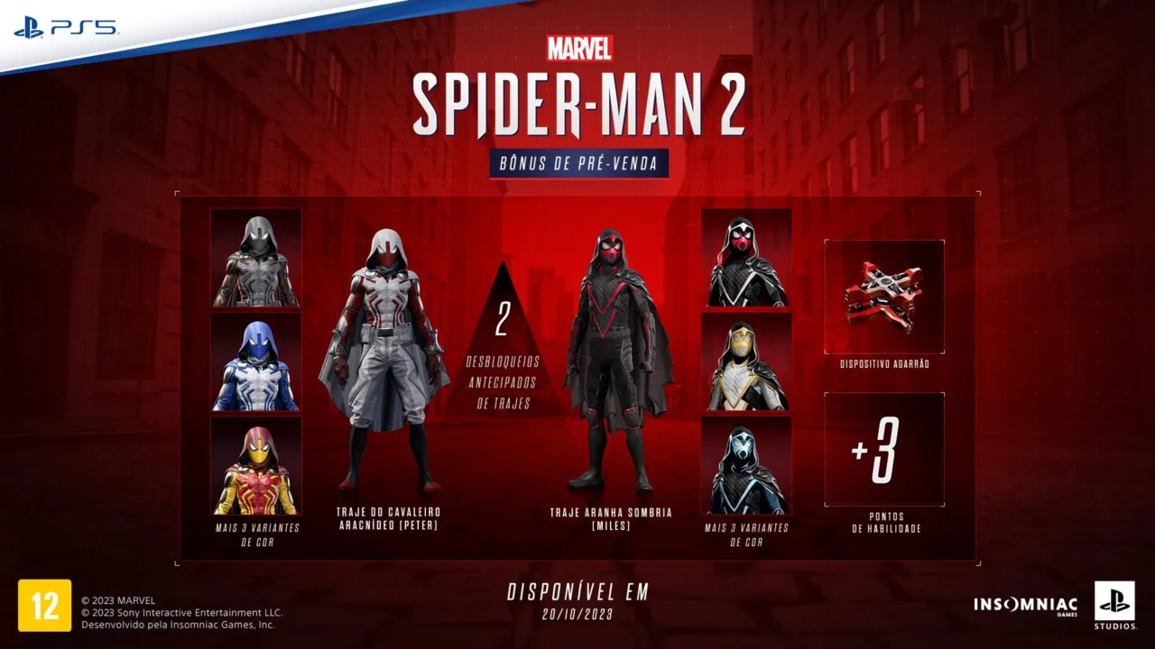 Marvel's Spider-Man 2 ganha pré-venda exclusiva pela Amazon
