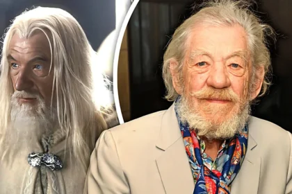 O renomado ator Sir Ian McKellen foi hospitalizado após um acidente durante uma apresentação teatral em Londres.