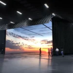 Artist rendering of virtual production stage at Trilith Studios Publicity H 2021