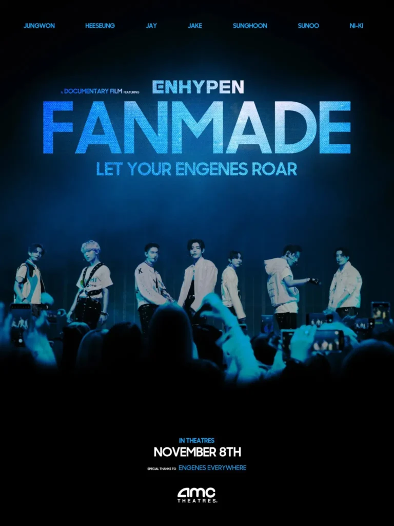 "Fanmade: ENHYPEN" - Documentário sobre grupo de k-pop ganha trailer Fanmade: Enhypen - Poster oficial do documentário.