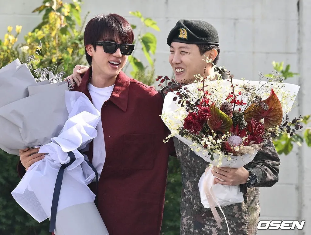 J-Hope, do BTS, completa serviço militar na Coreia do Sul j hope jin