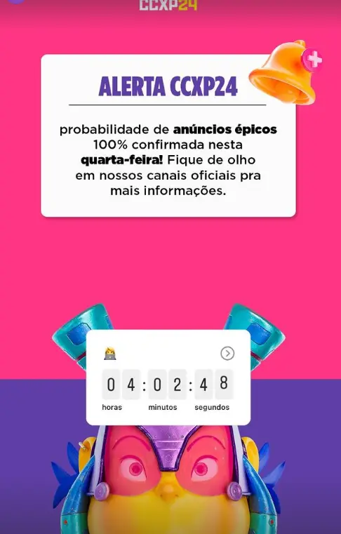CCXP24 promete grandes anúncios nesta quarta-feira CCXP24
