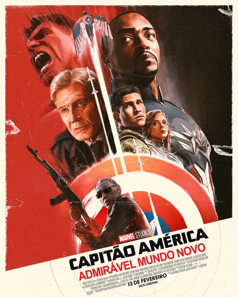 Capitão América 4 ganha novo trailer com cenas inéditas Capitão América Admirável Mundo Novo