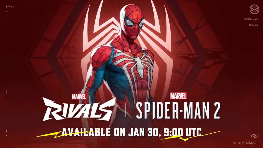 Skin de ‘Spider-Man 2” chega em Marvel Rivals Skin de ‘Spider-Man 2” chegará em Marvel Rivals