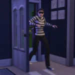 The Sims 4 burglar
