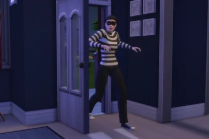 The Sims 4 burglar