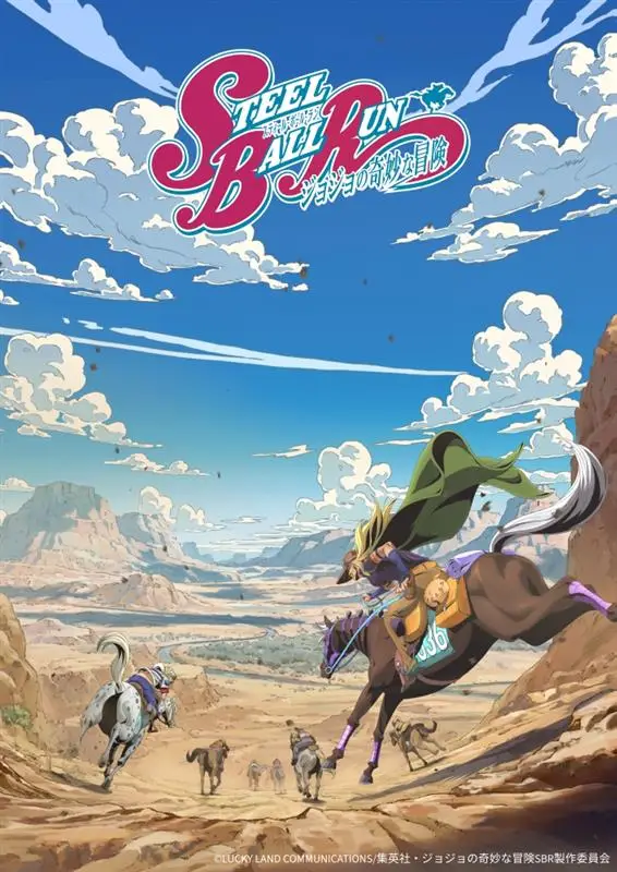 JoJo's Bizarre Adventure: Part 7 – Steel Ball Run vai ganhar anime JoJo's Bizarre Adventure